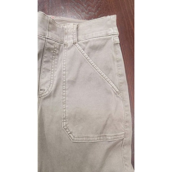 SPANX Stretch‎ Twill High Rise Ankle Skinny Cargo Pants Olive Green NWOT Medium - Picture 7 of 12